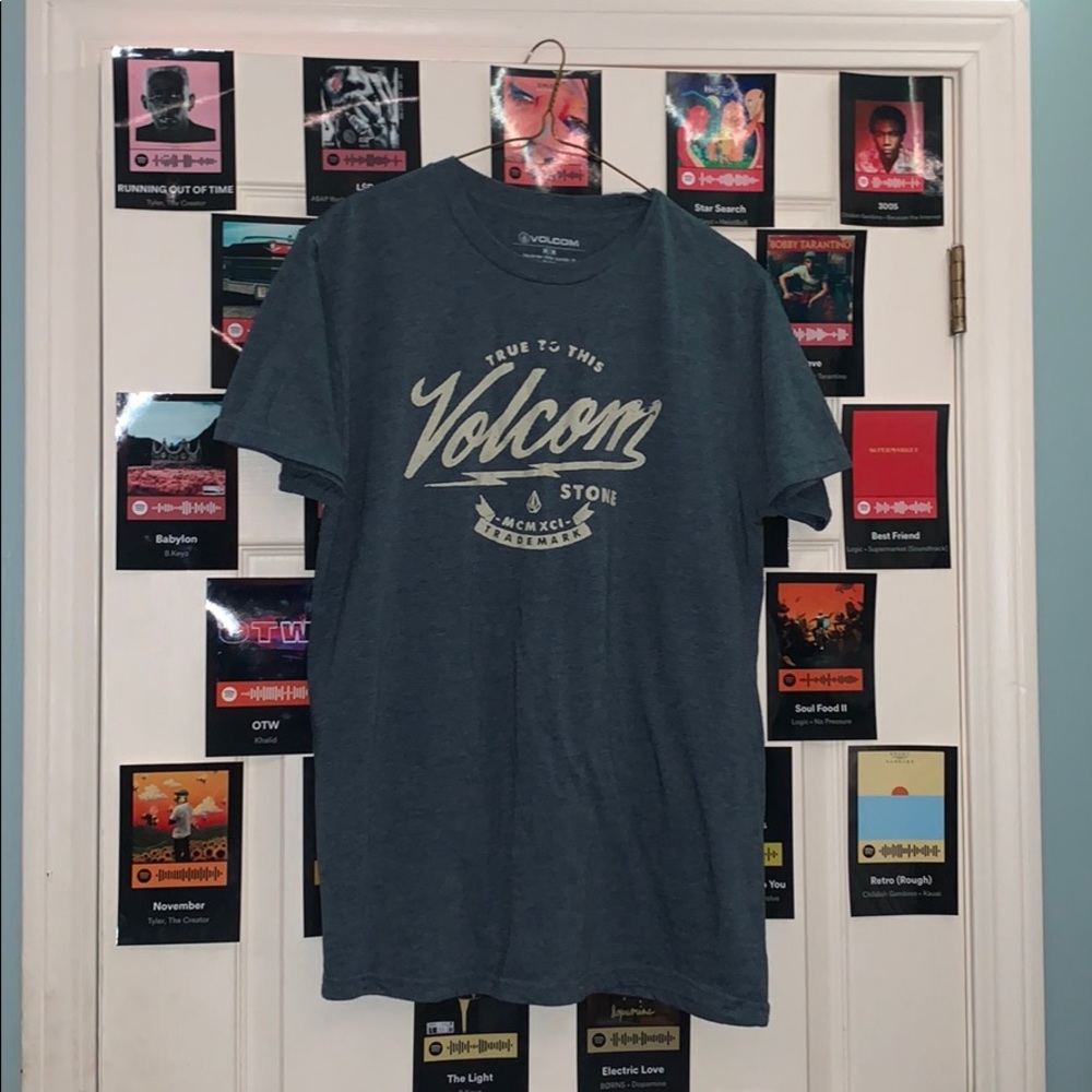 Volcom Gray-Blue T-Shirt